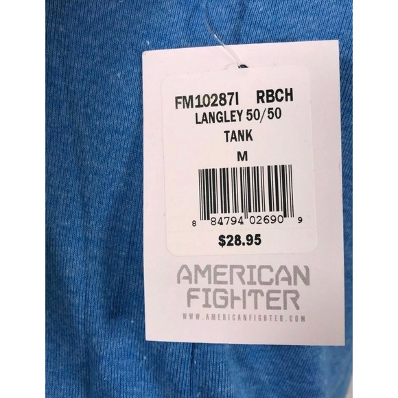 AMERICAN FIGHTER Mens T-Shirt LANGLEY TANK trainin - Picture 3 of 8